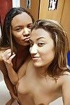 Imported teenage cuties with nice titties kissing till the end of time transformation on camera