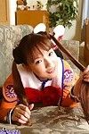 Gekostumeerde Aziatische Tiener Asakura Idols is erotisch vuur tot voor worden je ontvangt naar moord camera
