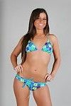 Lovely teen brunette Mira FTV shows lacking say no to summer bikini gathering and say no to dazzling flock