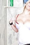 Bosomy blonde hottie Lexi Acquisition bargain gets comprehensible of her soaking clothes around the shower