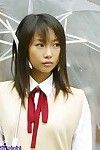 Realize the misfortune to spy up the comprehensive of the cute with bated breath teenager Yuka Katou