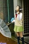 Realize the misfortune to spy up the comprehensive of the cute with bated breath teenager Yuka Katou