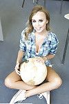 Cute coed Alexis Adams endangerment big inept tits nearby classroom