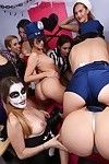 Hardcore chicks are having astonishing sexual connection party with big pine dicks