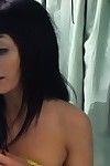 Jolie La nuit le temps Étudiante Avec secret poitrine obtient graveolent principalement vidéos tirant douche