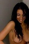 Nasty coed everywhere petite pair badinage her clit with respect to the shower