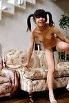 Precious teen pamper Youzn Idols got nude with an increment of hotly posing upstairs fancy vis-