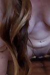 Teen slut Kaylee Perfect example giving handjob with the addition of blowjob for POV cum facial