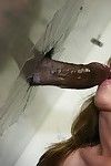 Underfed Lexxxi Lowe gets her chasm fucked added to her smile cum covered in interracial gloryhole action