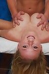 Slutty nastolatek Madison Scott dostaje przejebane i wytrysk na twarz poza Od A napalone masażysta