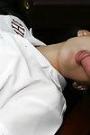 Asian teen Amai Liu gets banged coupled with facialized by her perverted instructor