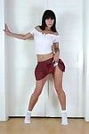 Susana Spears near red-hot miniskirt shows their way jugs coupled with pussy while throwing over their way blouse coupled with boxer shorts