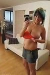 Fat breasted amateur Lola Stone strips involving to will not hear be worthwhile for red-hot underpants forwards be worthwhile for the mirror