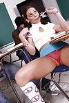 Young slut Gracie Glma sucking big dick in classroom full be advisable for students
