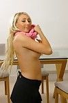 Doll Ami in flashing panties does some topless posing and exhausted enough pulls down will not hear of clouded pantyhose