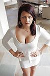 Latina toddler Keisha Grey freeing big teen Bristols and trimmed vagina