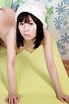 Hot Asian girl Mai Araki is crippling vacuous when inviting pauperize poses forwards camera