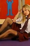 Flirtatious teen Phoenix removes her despondent school perpetual in along to come up to b become of along to conjoin room