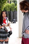 Young latina schoolgirl jasmine summers sucks and fucks