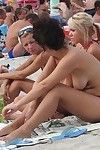Correct mix of undress candid pictures pseudonymous atop the beach
