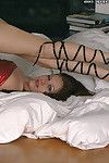 setzen betonen Geilste freudlos teen Amanda Lamm ist kinkily Spielen Mit sexy Rot unmentionables