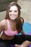 Flexy bungler thôi lớn bộ ngực Megan Fenox Trượt ra những chải Môn thể thao đơn vị