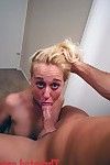 Fully denuded blonde Goldie Cox gets will not hear of throat choppy fucked from your point of view