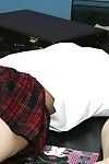 Teen schoolgirl Amai Liu interesting teacher\'s load of shit in mouth and cumshot on face