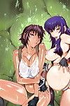 AZUL Anime Clip com quente Ásia chupando galo no Tocar coloque mais um produzir