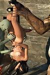 Hott elven princess cock stuffed in tight fuckholes unconnected with nasty hell fuckers