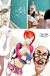 Sucio adulto comics Bikini Rubia MILF y pelirroja la escuela puta BJ