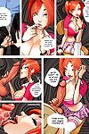 गंदा वयस्क कॉमिक्स बिकिनी सुनहरे बालों वाली , और लाल बालों वाली स्कूल फूहड़ मुखमैथुन