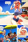 Sucio adulto comics Bikini Rubia MILF y pelirroja la escuela puta BJ