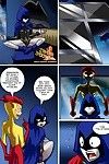 adolescent titans Bande dessinée – raven vs whit