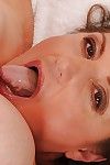 Fatty granny with massive melons gets fucked and takes cumshot on her tongue