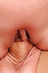 Naughty granny fucks a young dick and gets jizzed over her fatty belly