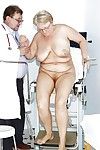 Kinky OBGYN fantasies with fat Granny getting her hairy pussy spread