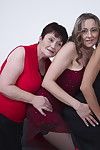 Three horny housewives share one lucky dude