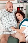Horny asian granny getting fucked in a hospital