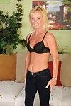 Blonde wife Casey Ivy strips off her tight jeans.