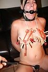 Dutch amateur slave girls tit torture and pegged homemade bdsm o