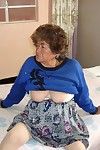 Old pussy granny with big panties
