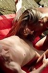 Babe gives up the pussy to senior citizen in hot outdoor sex