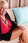Big breasted american mature lady getting dirty