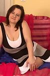Huge breasted mature slut playing with herself