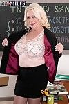 Granny teacher with big oierced boobs fucking