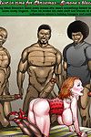 Redhead milf gets gangbanged in comics pics