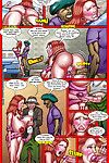 Redhead milf gets gangbanged in comics pics