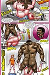 cuckold: Musculaire noir l'homme baise gros seins milf